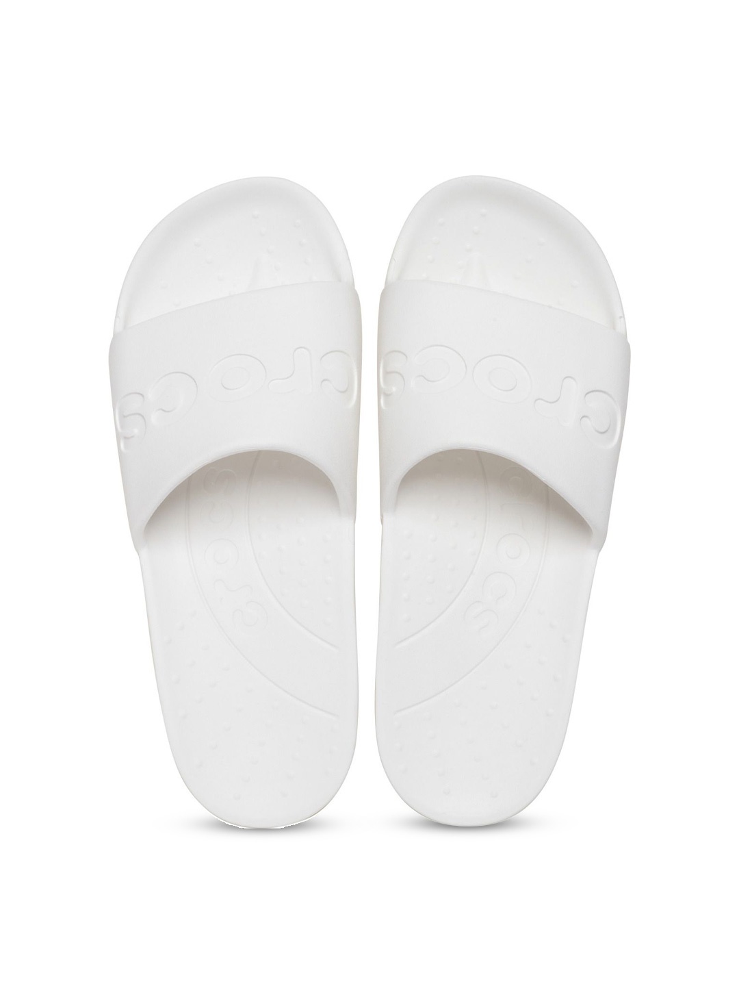 

Crocs Unisex Croslite Sliders, White