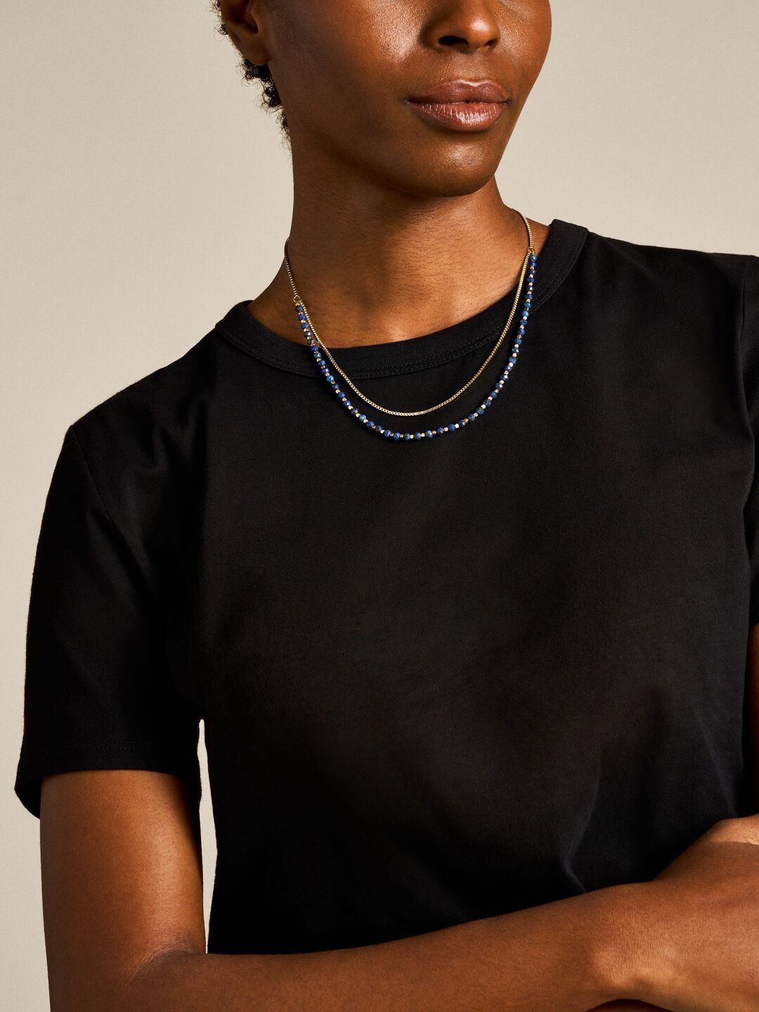 

Fossil Necklace, Gold