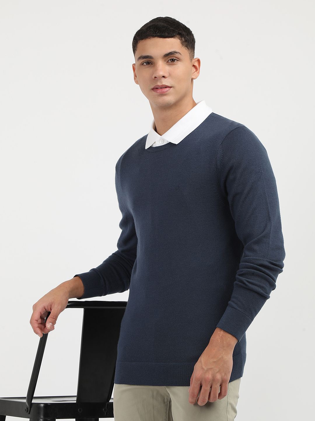 

Calvin Klein Jeans Men Woollen Pullover, Blue