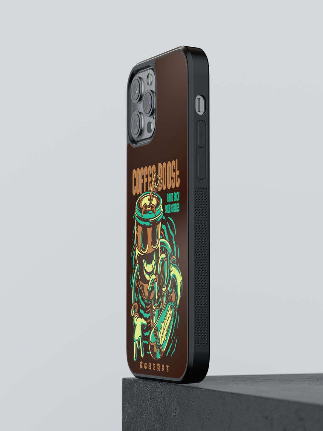 

macmerise Cartoon Characters Printed iPhone 13 Pro Back Case Mobile Accessories, Brown