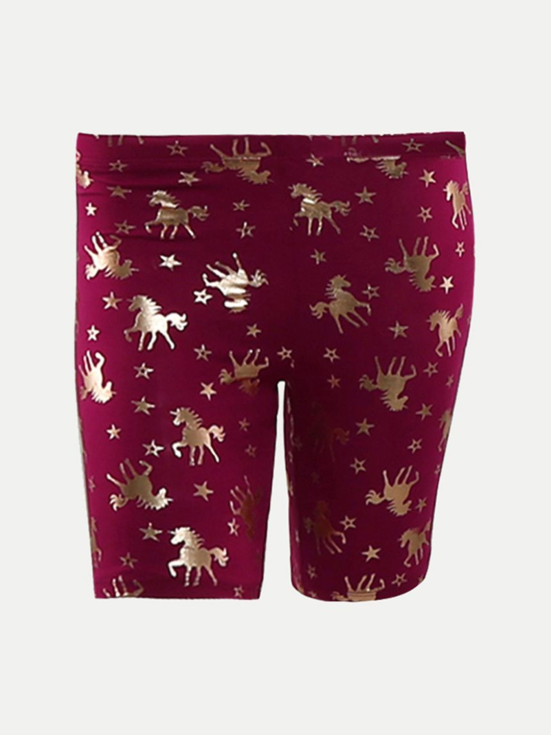 

BAESD Girls Floral Printed Shorts, Red