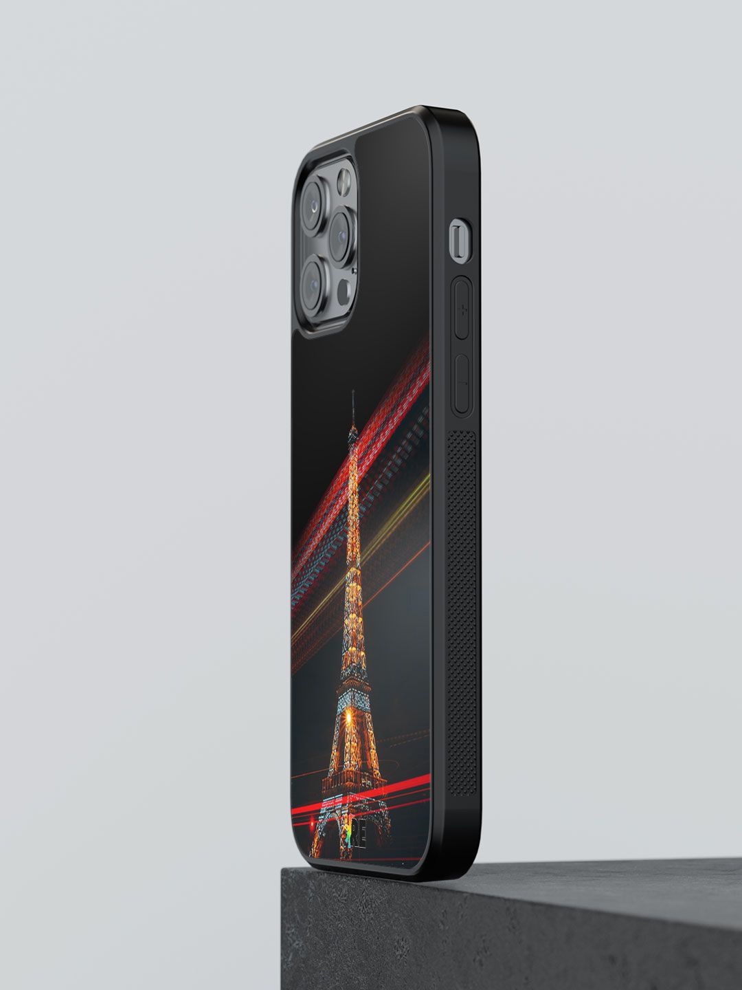 

macmerise Abstract Printed iPhone 13 Pro Back Case Mobile Accessories, Black