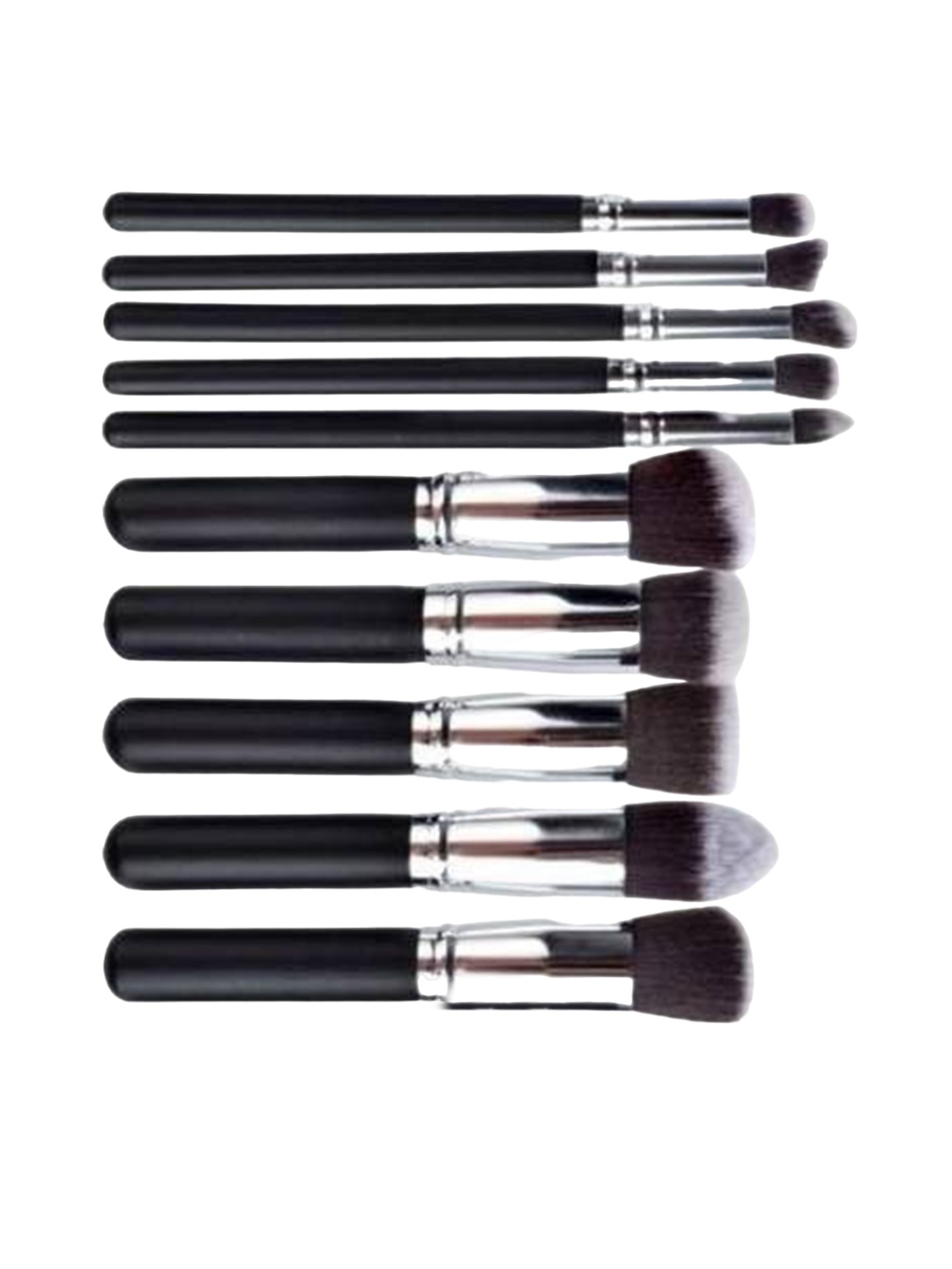 

Yoana Set Of 10 Premium Makeup Brushes Set, Black