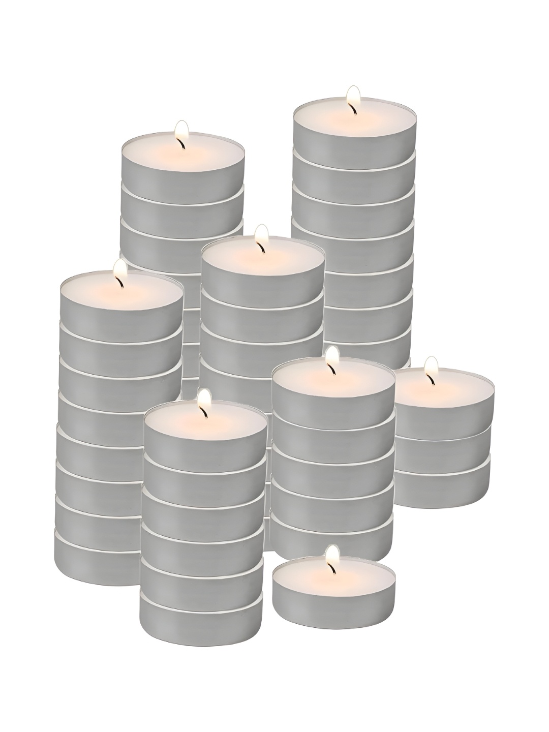 

DALUCI White 50 Pieces Tea Light Candle