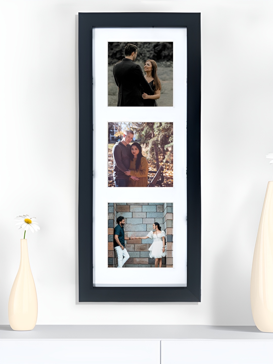 

Art Street Black Wooden Wall Collage Photo Frames