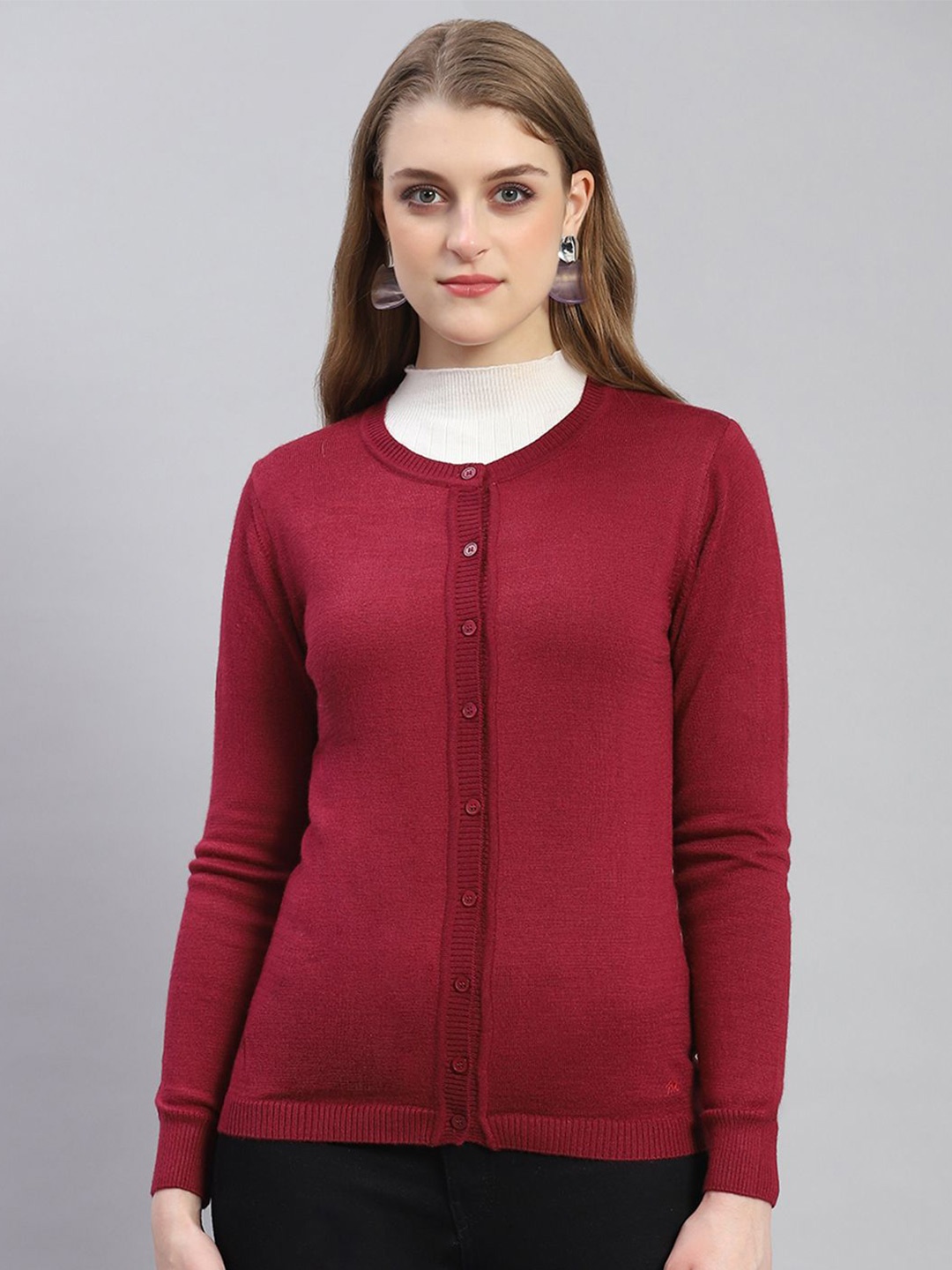 

Monte Carlo Women Cardigan, Maroon