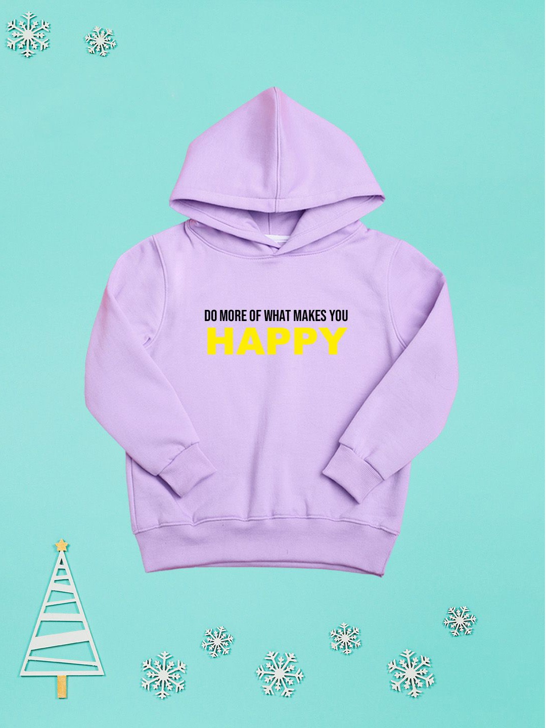 

NUSYL Girls Printed Hooded Sweatshirt, Purple