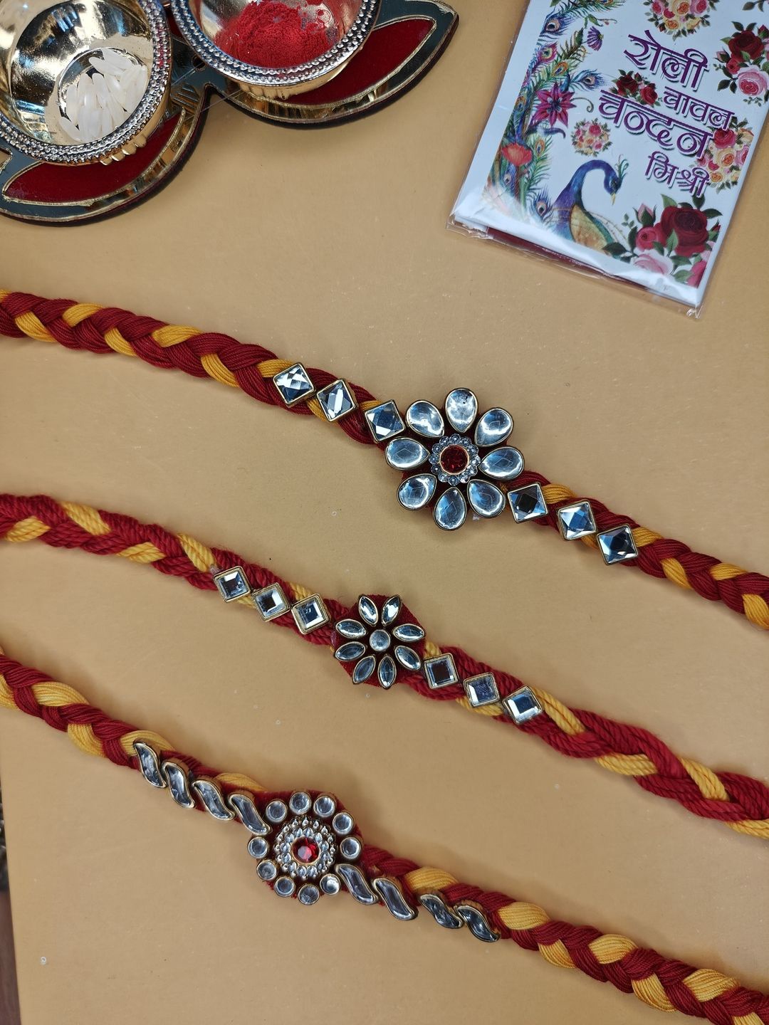 

NVR Thread Rakhi, Red