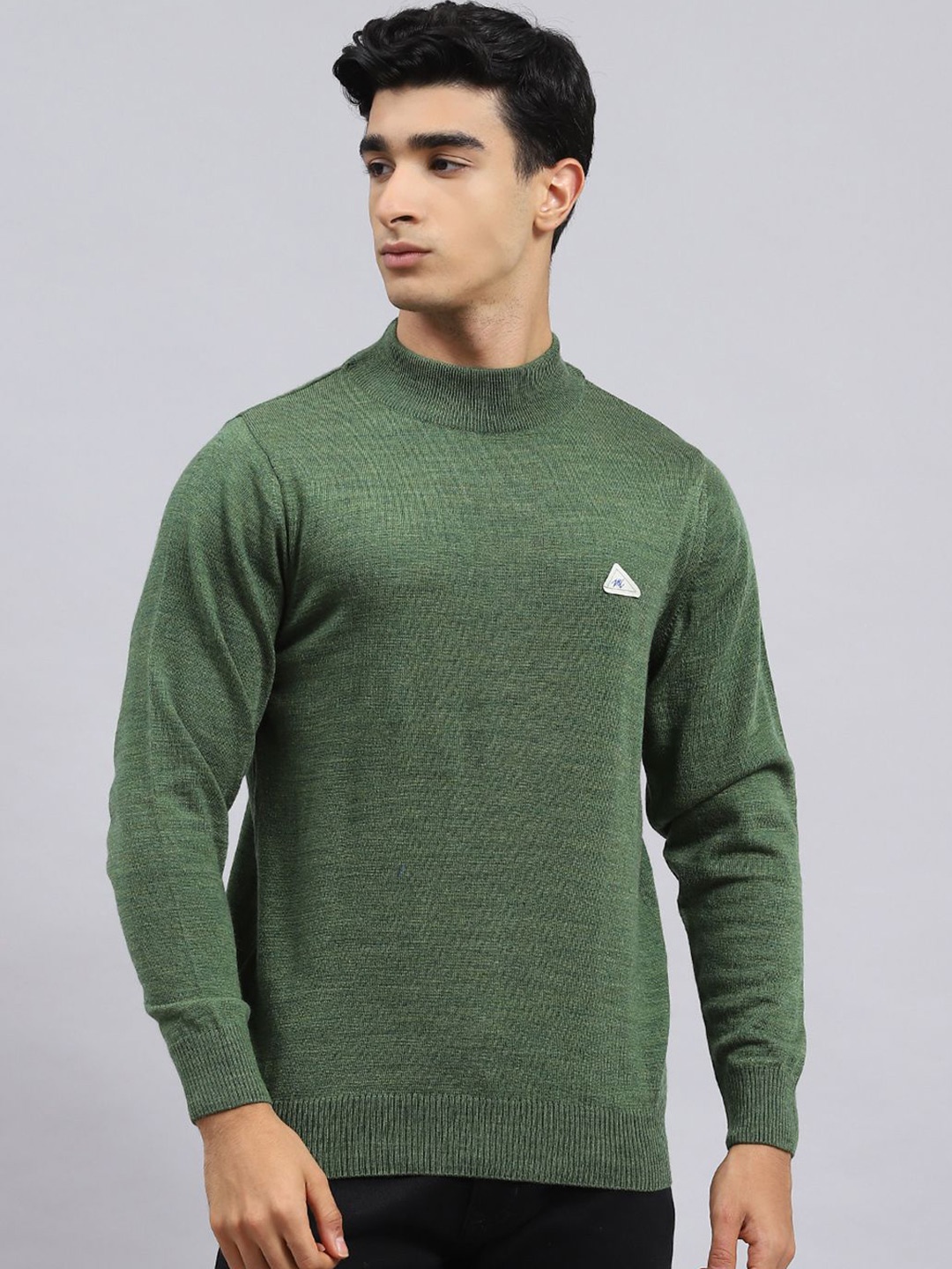 

Monte Carlo Men Woollen Pullover, Green