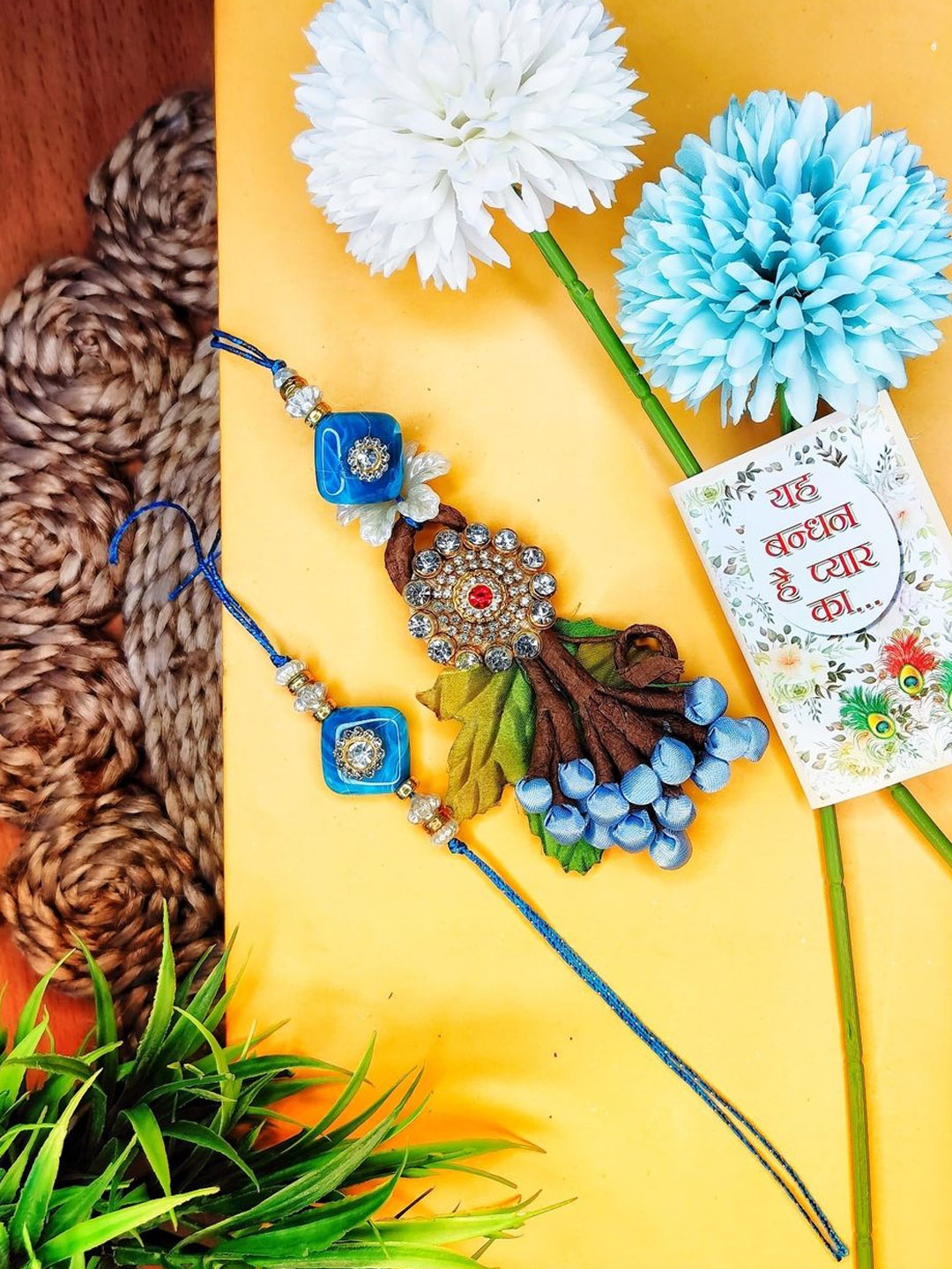 

NVR Thread Rakhi, Blue