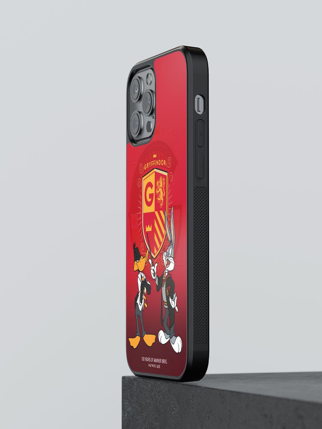 

macmerise Cartoon Characters Printed iPhone 13 Pro Back Case Mobile Accessories, Red
