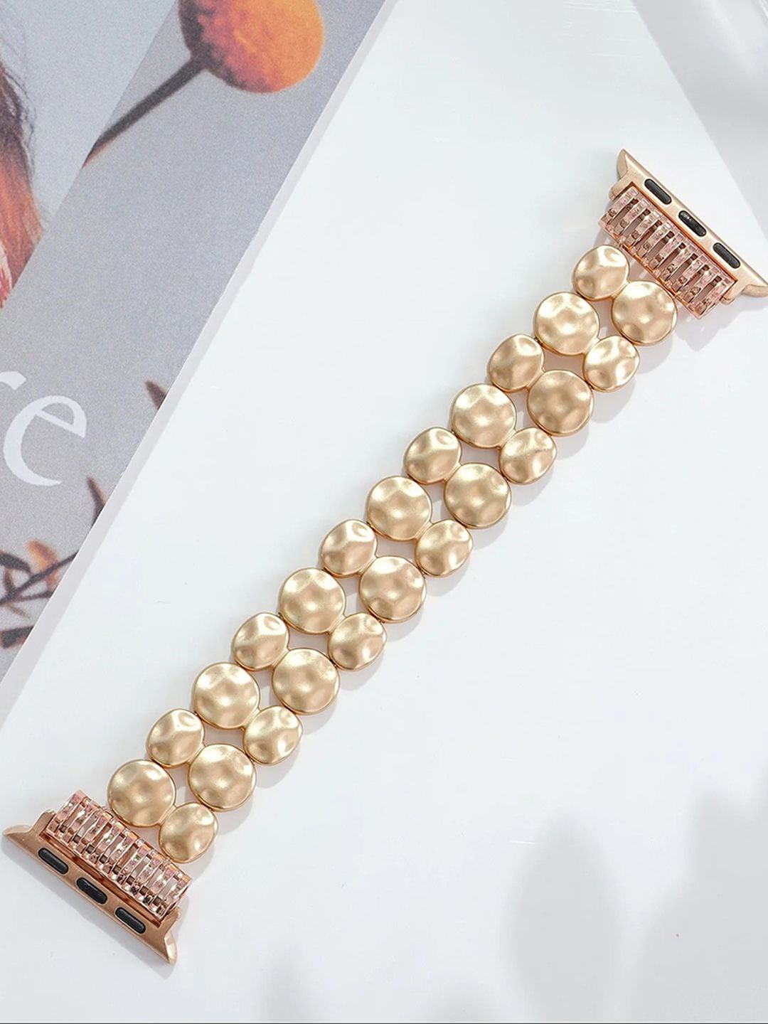 

PEEPERLY Radiant Compatible Smartwatch Straps, Beige