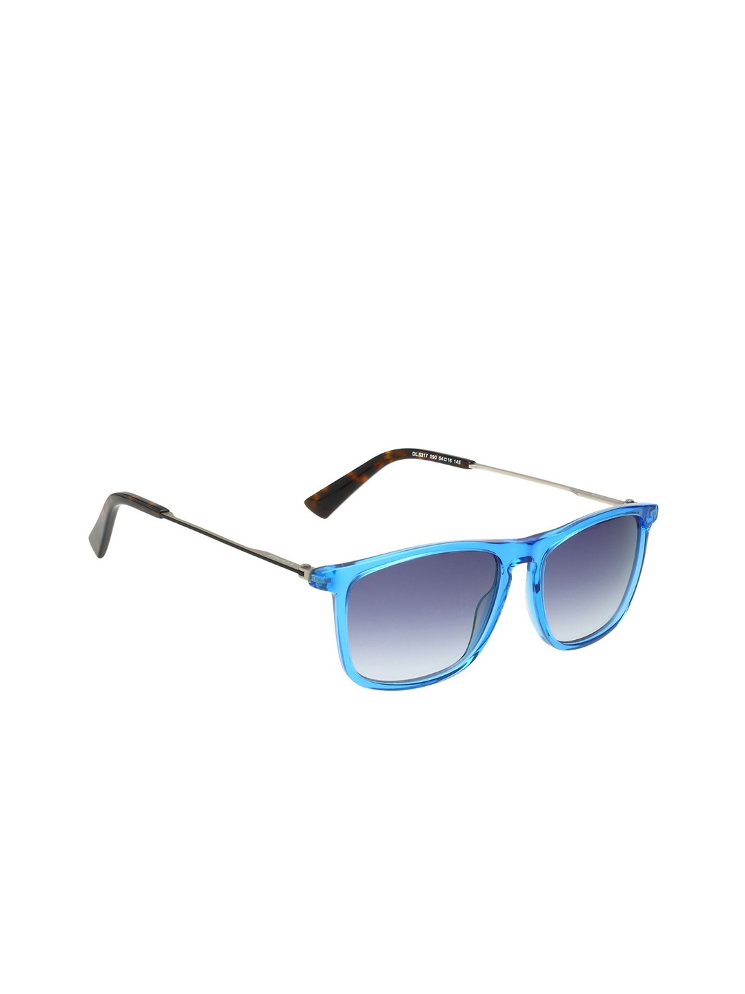 

DIESEL Unisex Square Sunglasses with UV Protected Lens DL 5317 090 54 S, Blue