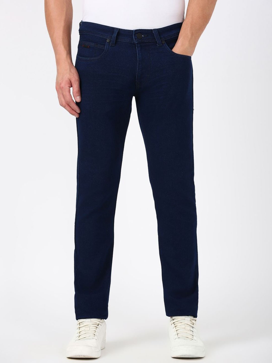 

Peter England Casuals Men Skinny Fit Jeans, Navy blue