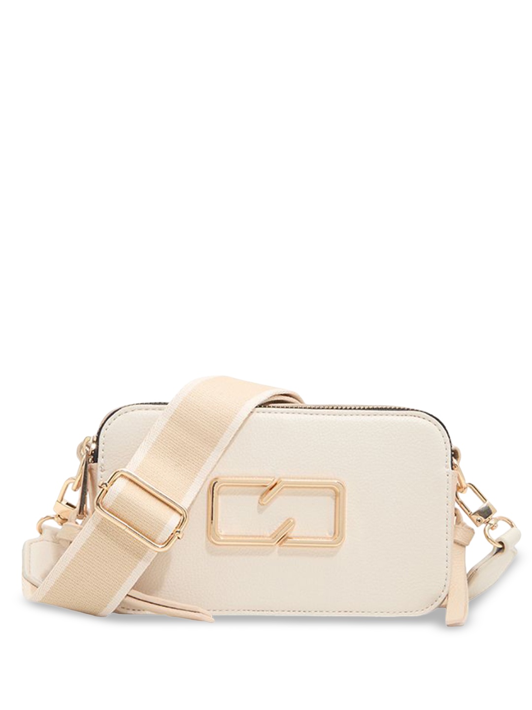 

ALDO Textured PU Half Moon Handheld Bag, Brown