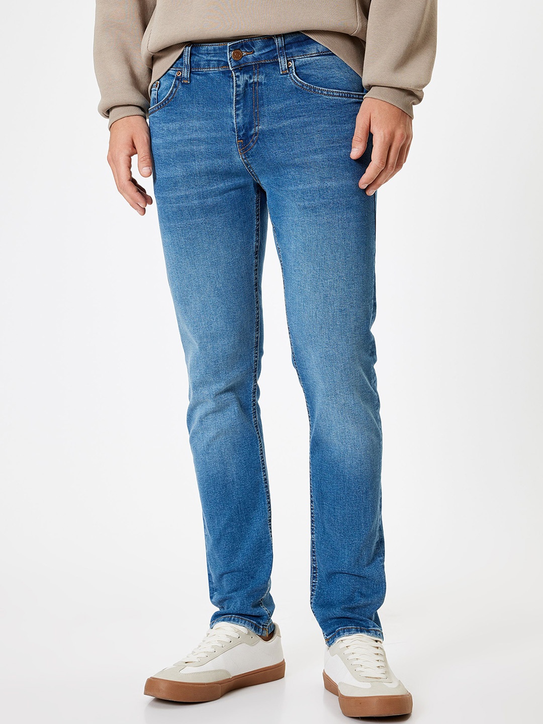 

Koton Men Mid-Rise Slim Fit Jeans, Blue