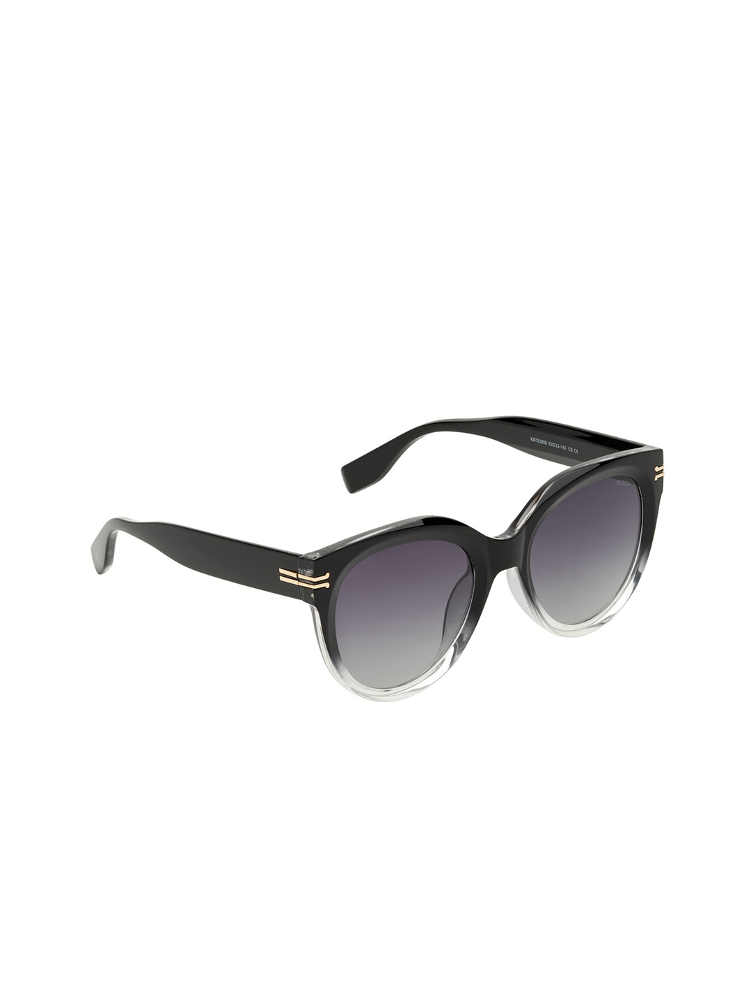 

KOSCH ELEMENTE Women Round Sunglasses with Polarised Lens KST 24805 C3, Grey