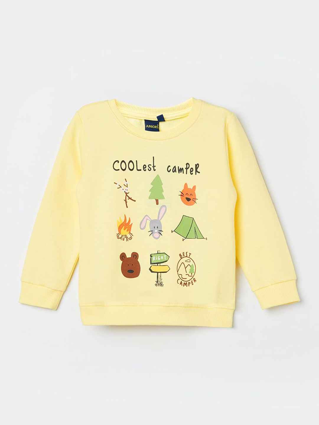 

Juniors by Lifestyle Boys Printed Sweatshirt, Yellow