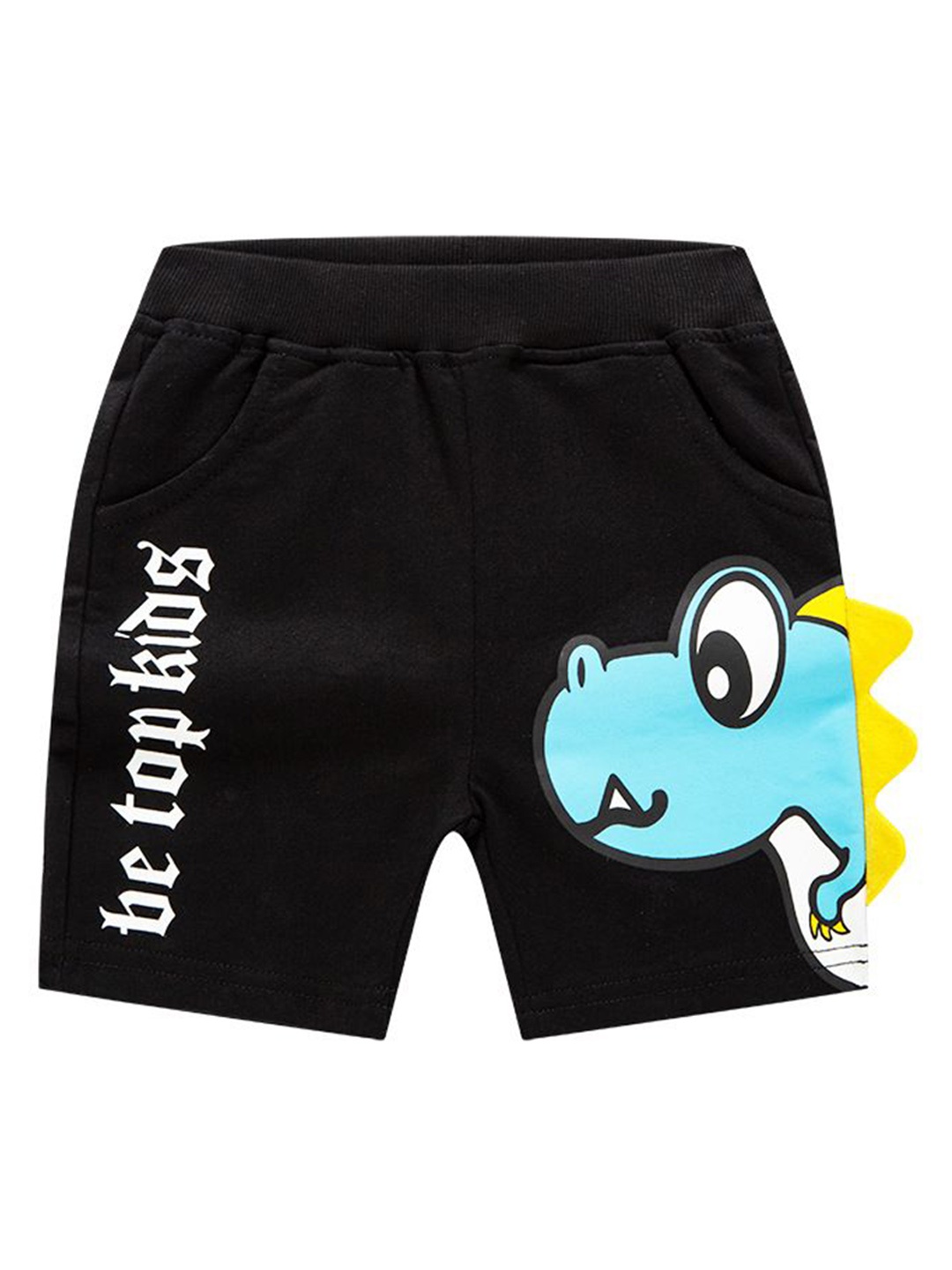 

StyleCast Unisex Kids Printed Shorts, Black