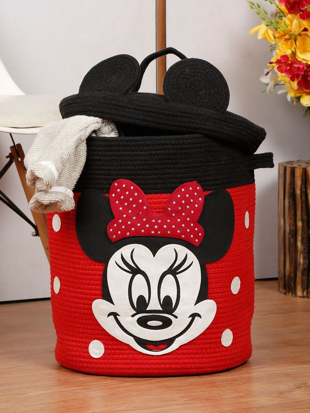 

HOSTA HOMES Red & Black Cartoon Design Pure Cotton Laundry Bags
