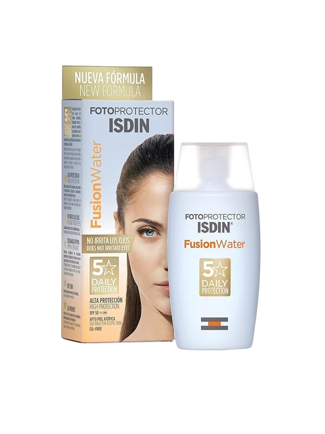 

ISDIN Fotoprotector Fusion Water Oil Control SPF50 Sunscreen - 50ml, Gold