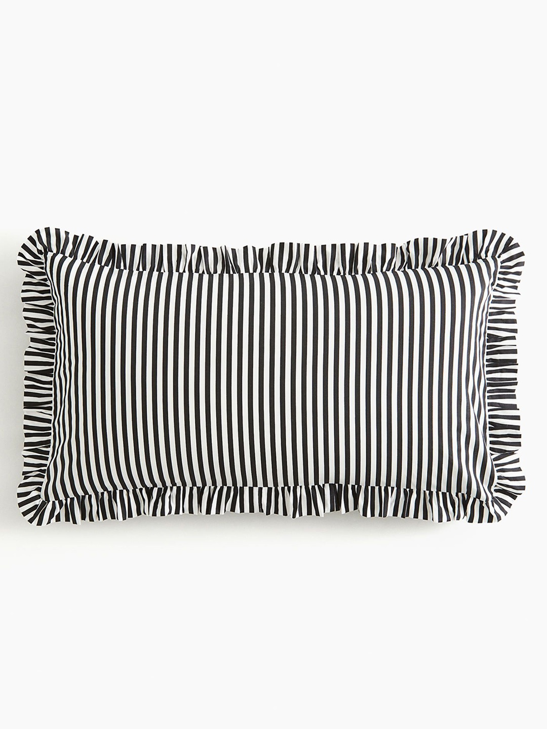 

H&M Printed Cotton Pillowcase, Black