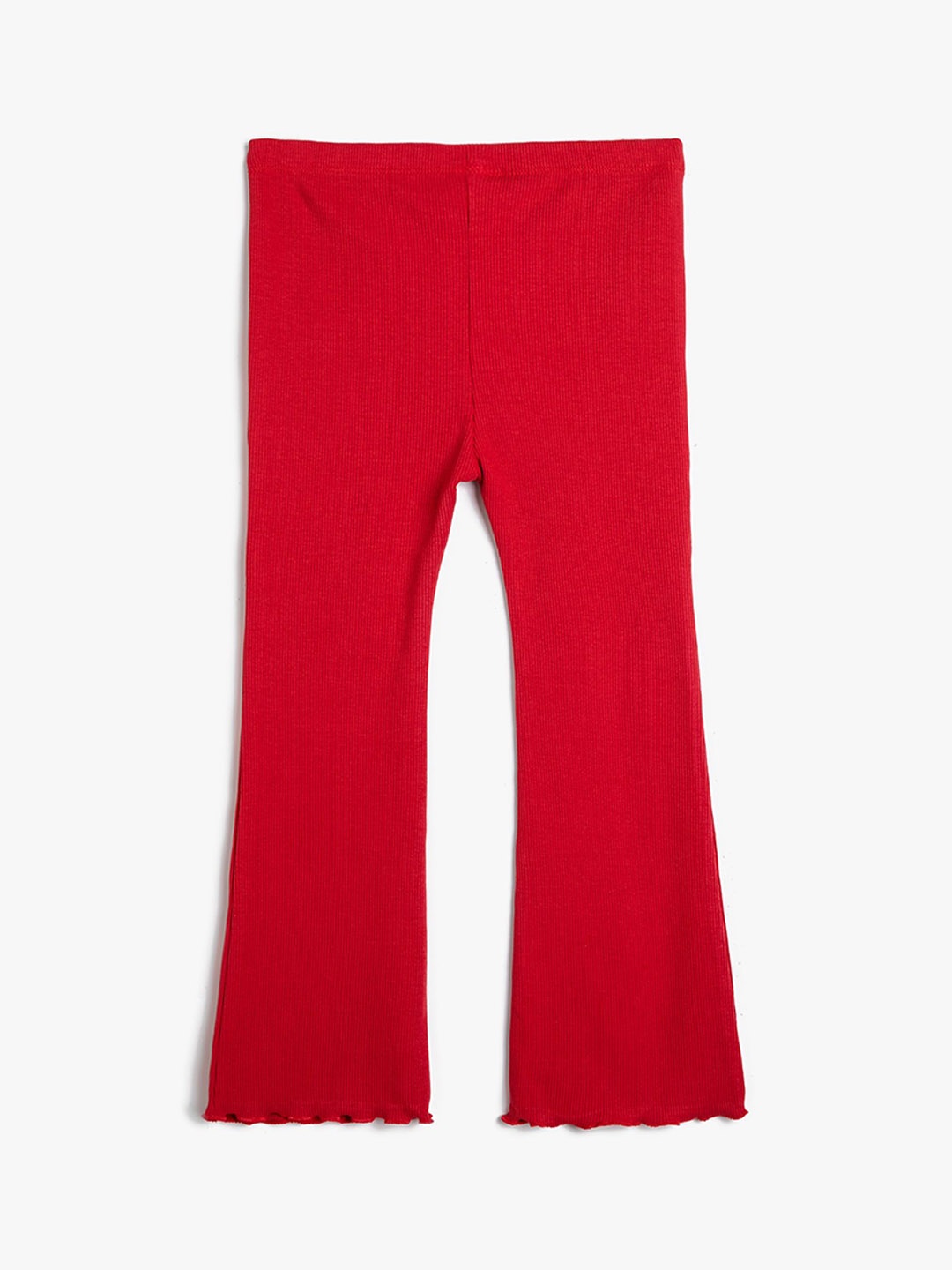 

Koton Solid Girls Mid Rise Trousers, Red