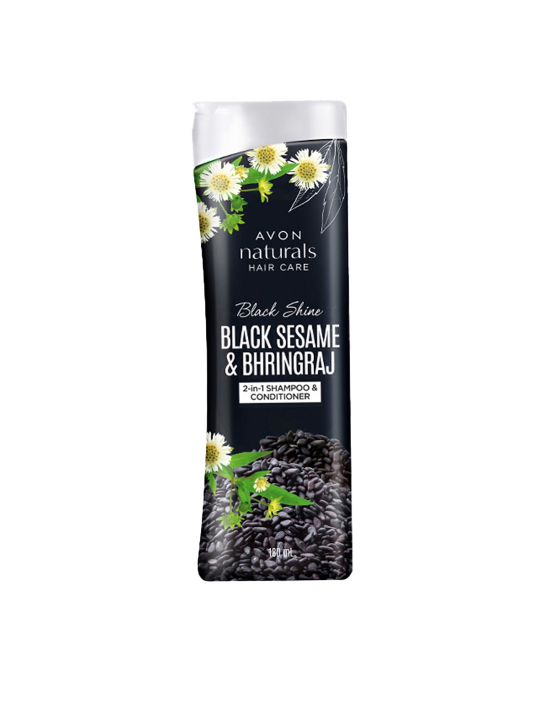 

Avon Naturals 2-in-1 Black Shine Black Sesame & Bhringraj Shampoo & Conditioner - 180 ml