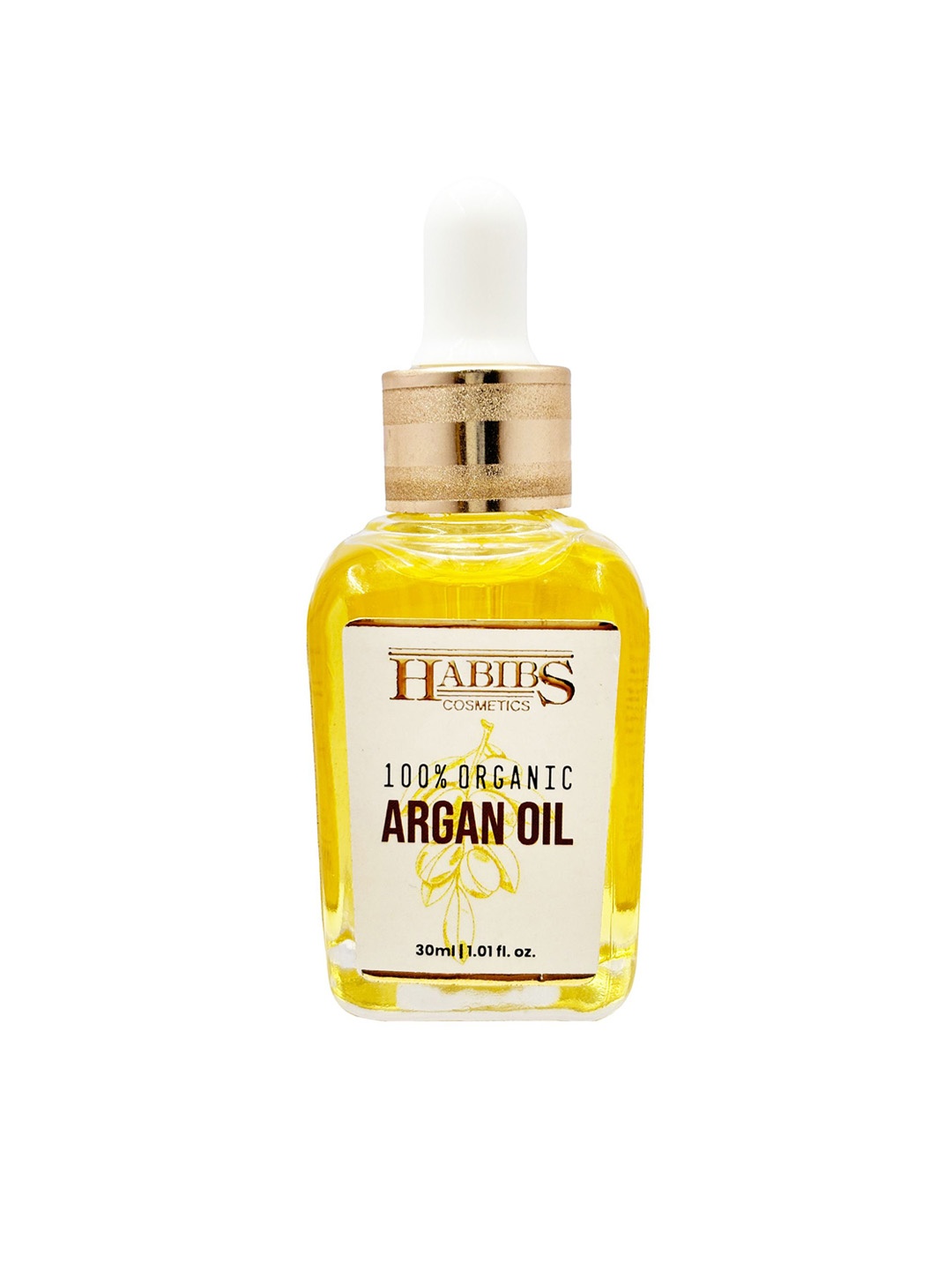 

HABIBS Argan Oil To Nourish Skin-30ml, Gold