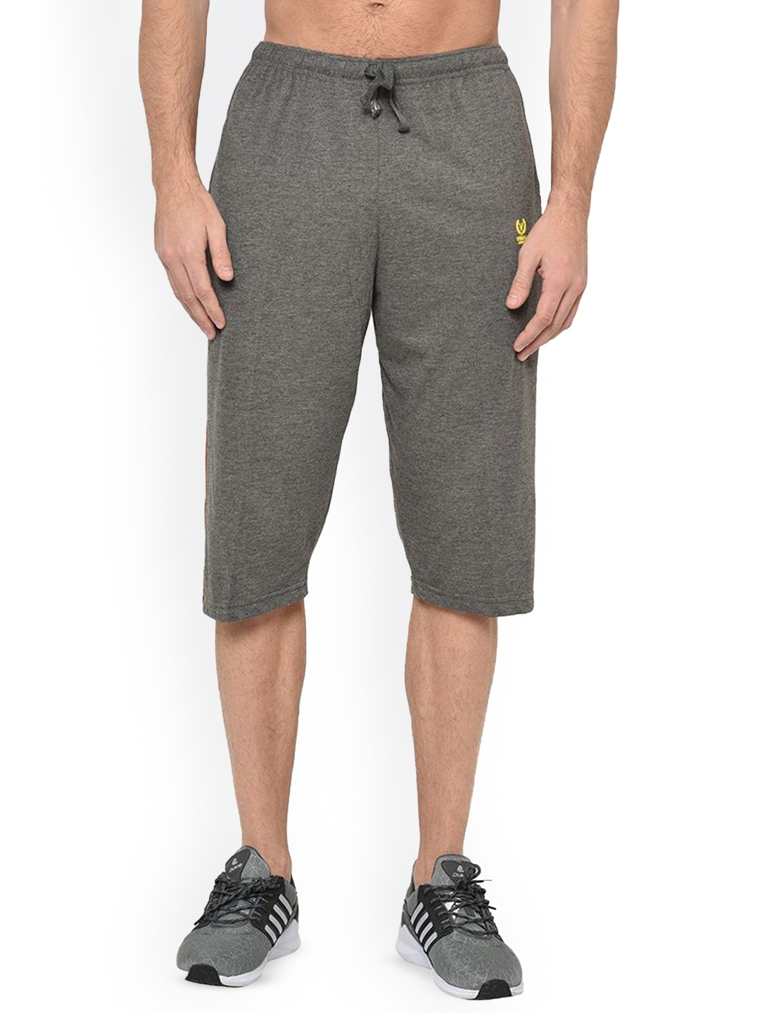 

MACK JONNEY Men Running Shorts, Grey