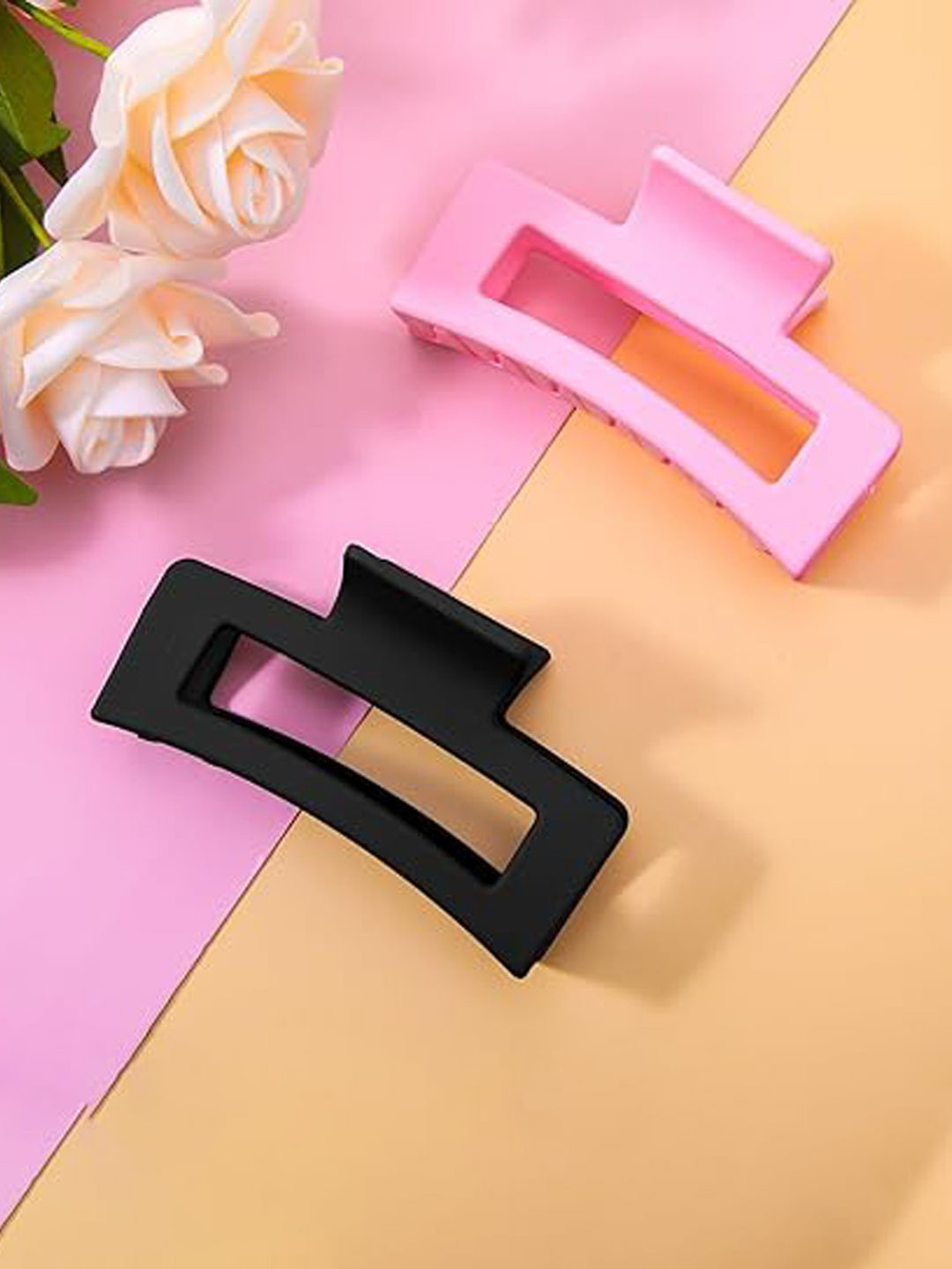 

Xivir Set Of 2 Women Claw Clips, Pink