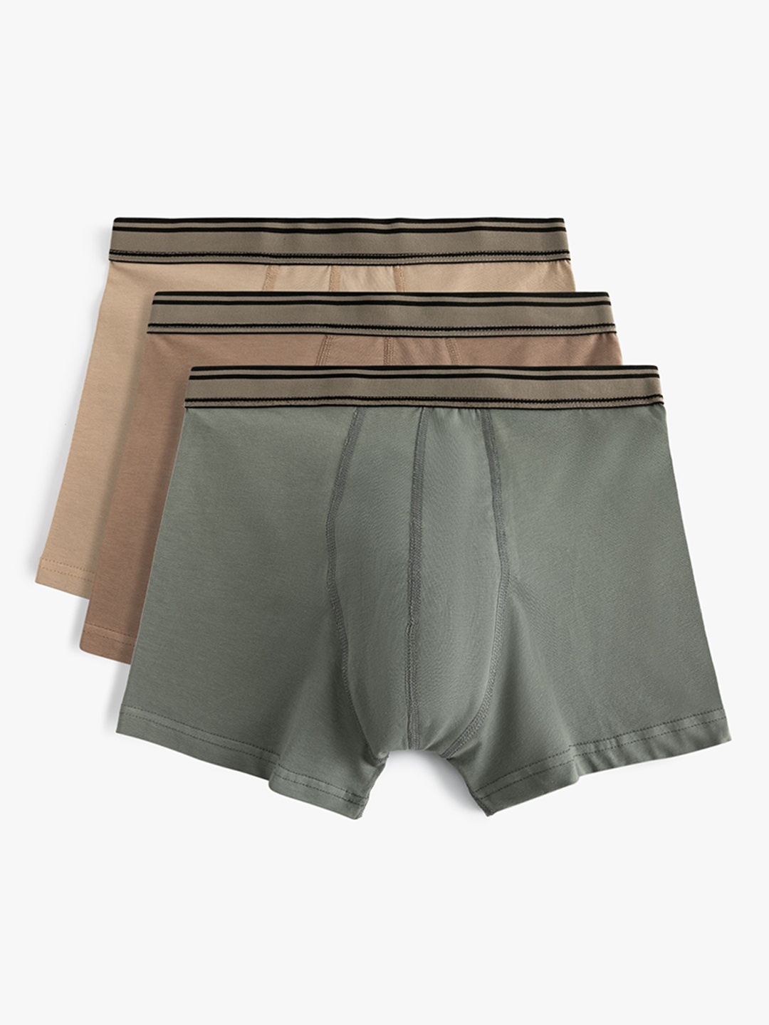 

Koton Pack Of 3 Printed Boxers-8684287905429, Green