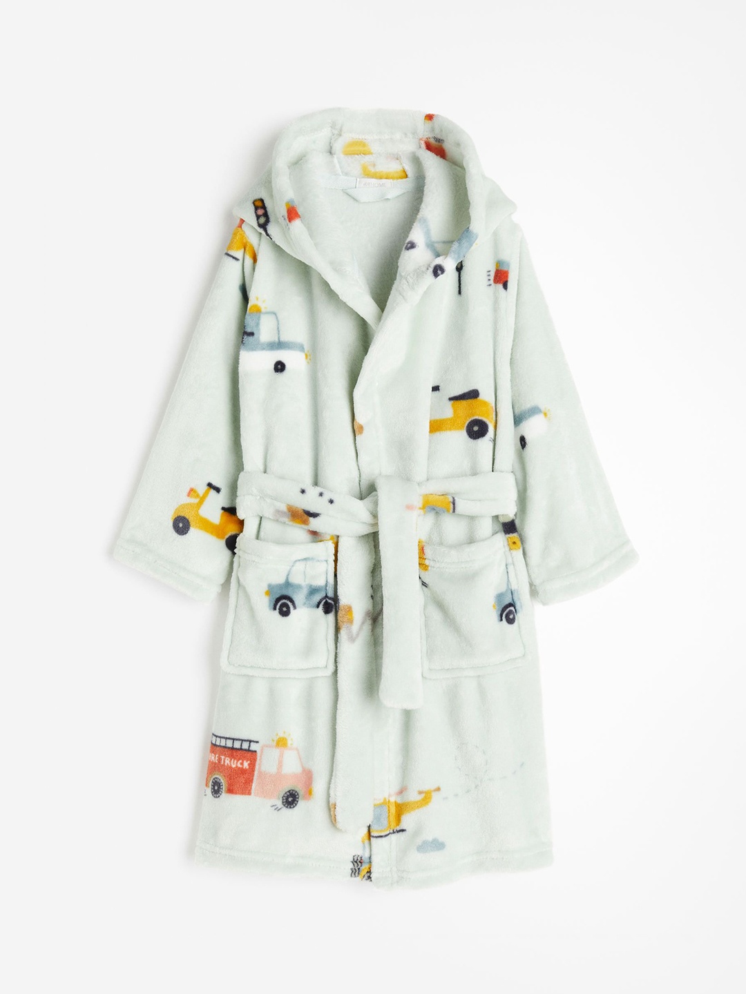 

H&M Girls Fleece Dressing Robe, Green