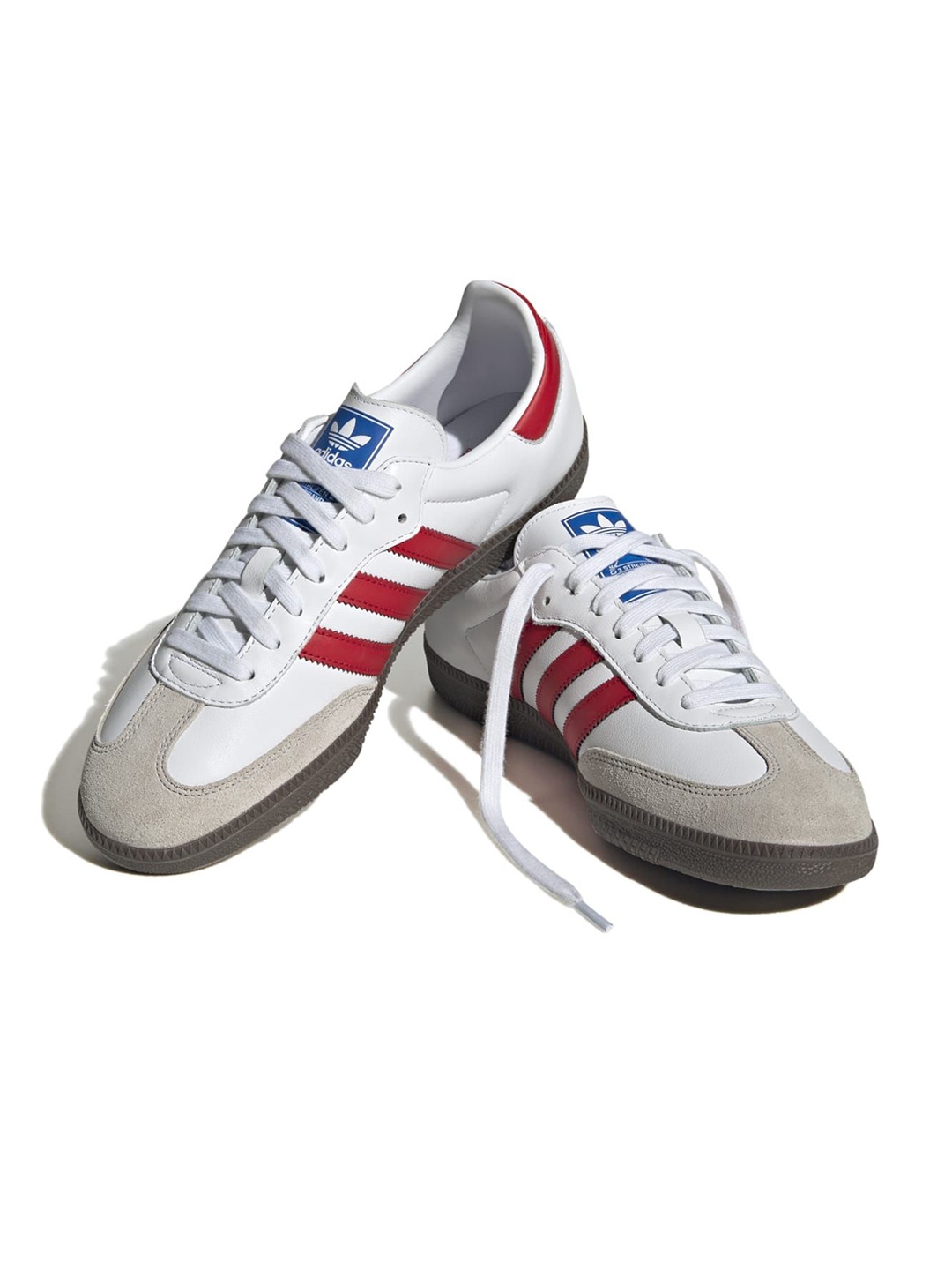 

ADIDAS Originals Men Striped Leather Sneakers, White