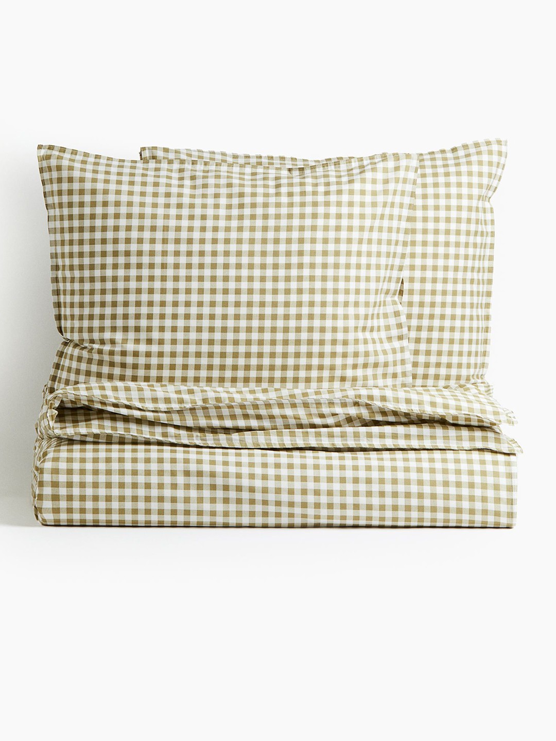 

H&M Green Patterned Double/King Size Duvet Cover Set