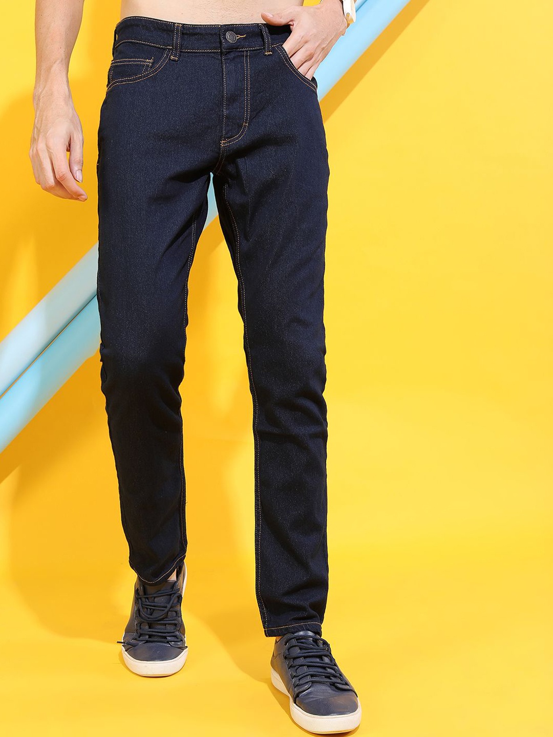 

HIGHLANDER Men Slim Fit Stretchable Jeans, Blue