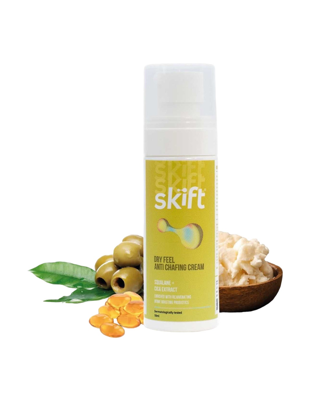 

Skift Dry Feel Anti-Chafing Cream-50ml, Yellow