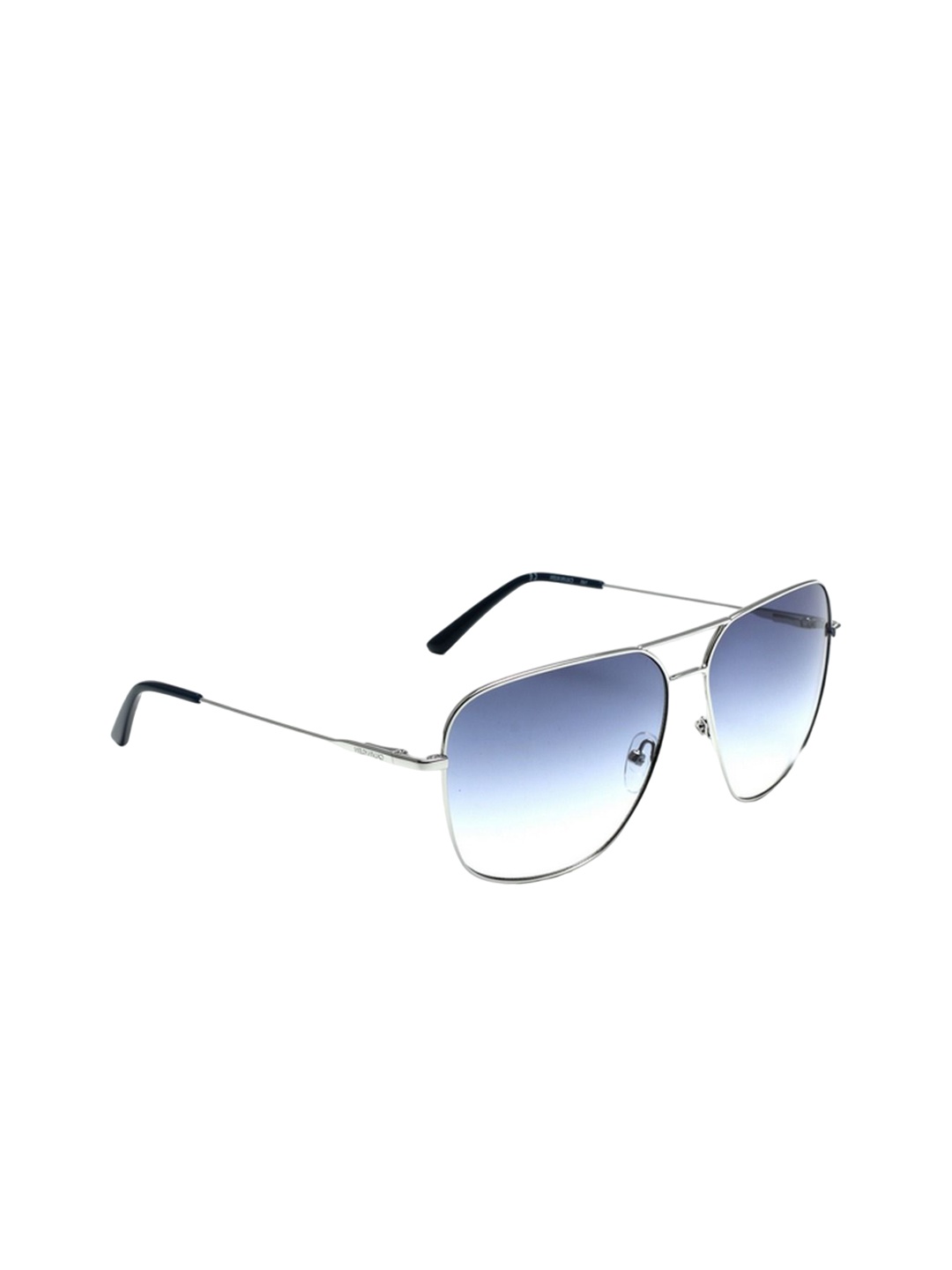 

Calvin Klein Men Aviator Sunglasses with UV Protected Lens CK 19158I 045 60 S, Silver