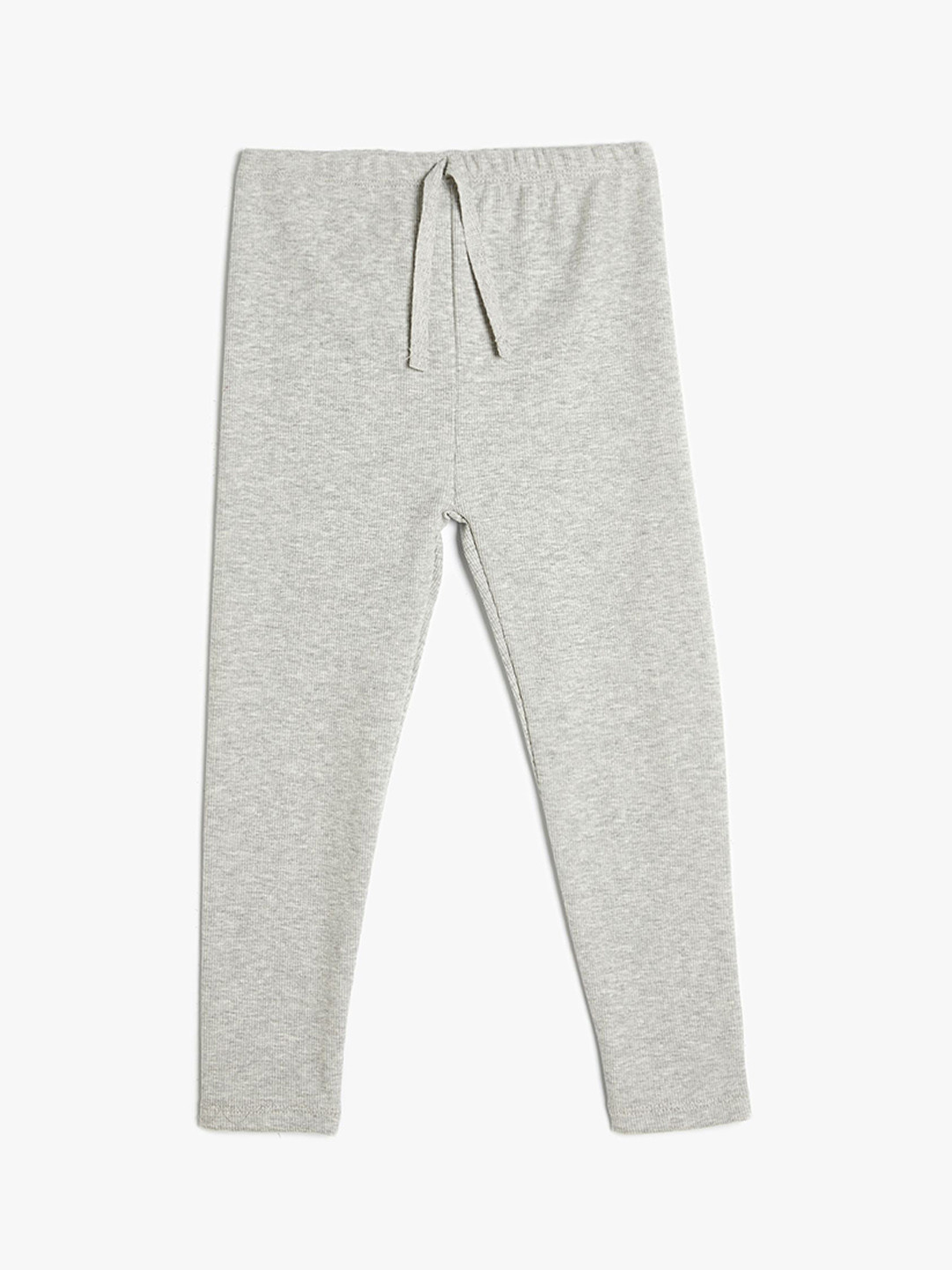 

Koton Solid Girls Knitted Ankle-Length Leggings, Grey