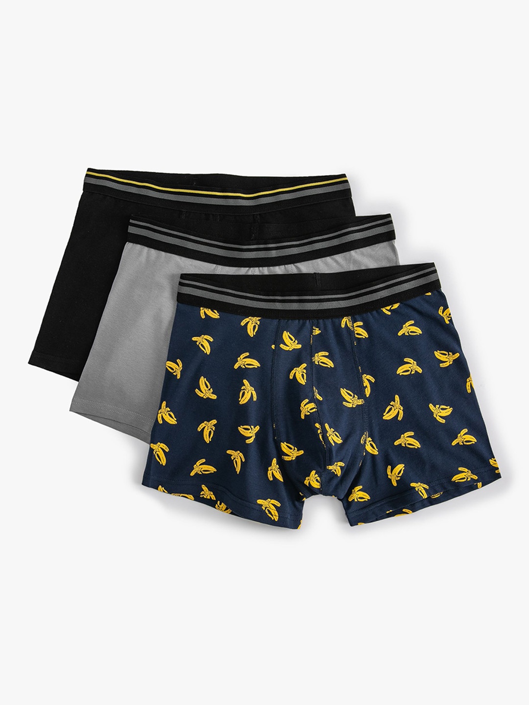 

Koton Pack Of 3 Printed Boxers-8684288343374, Blue