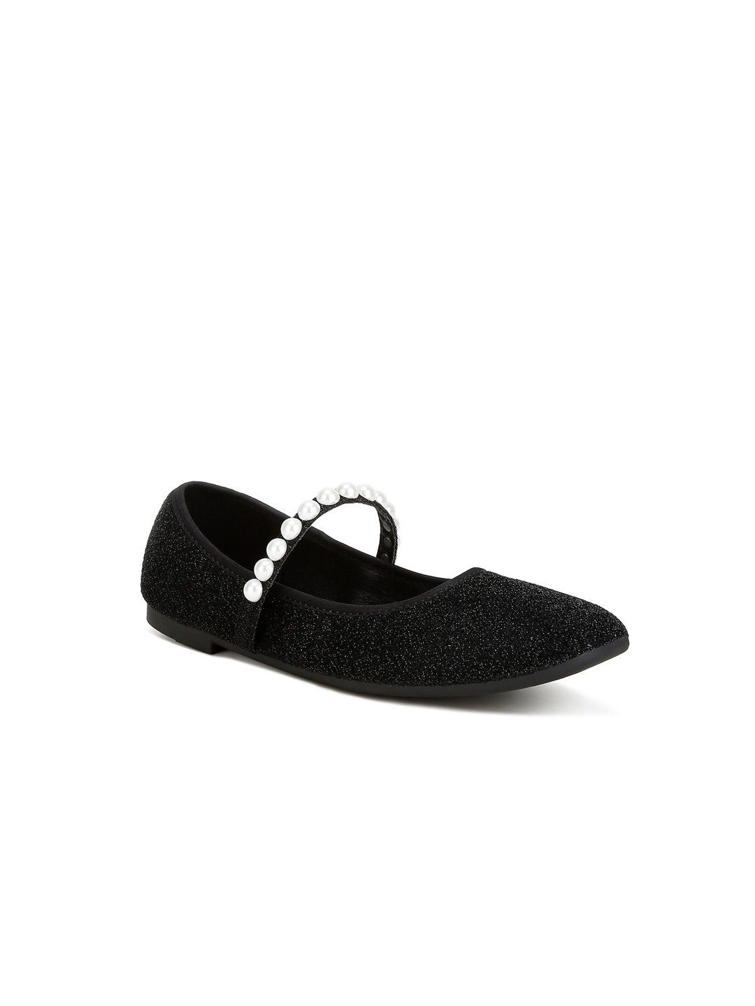 

London Rag Women Embellished Ballerinas, Black
