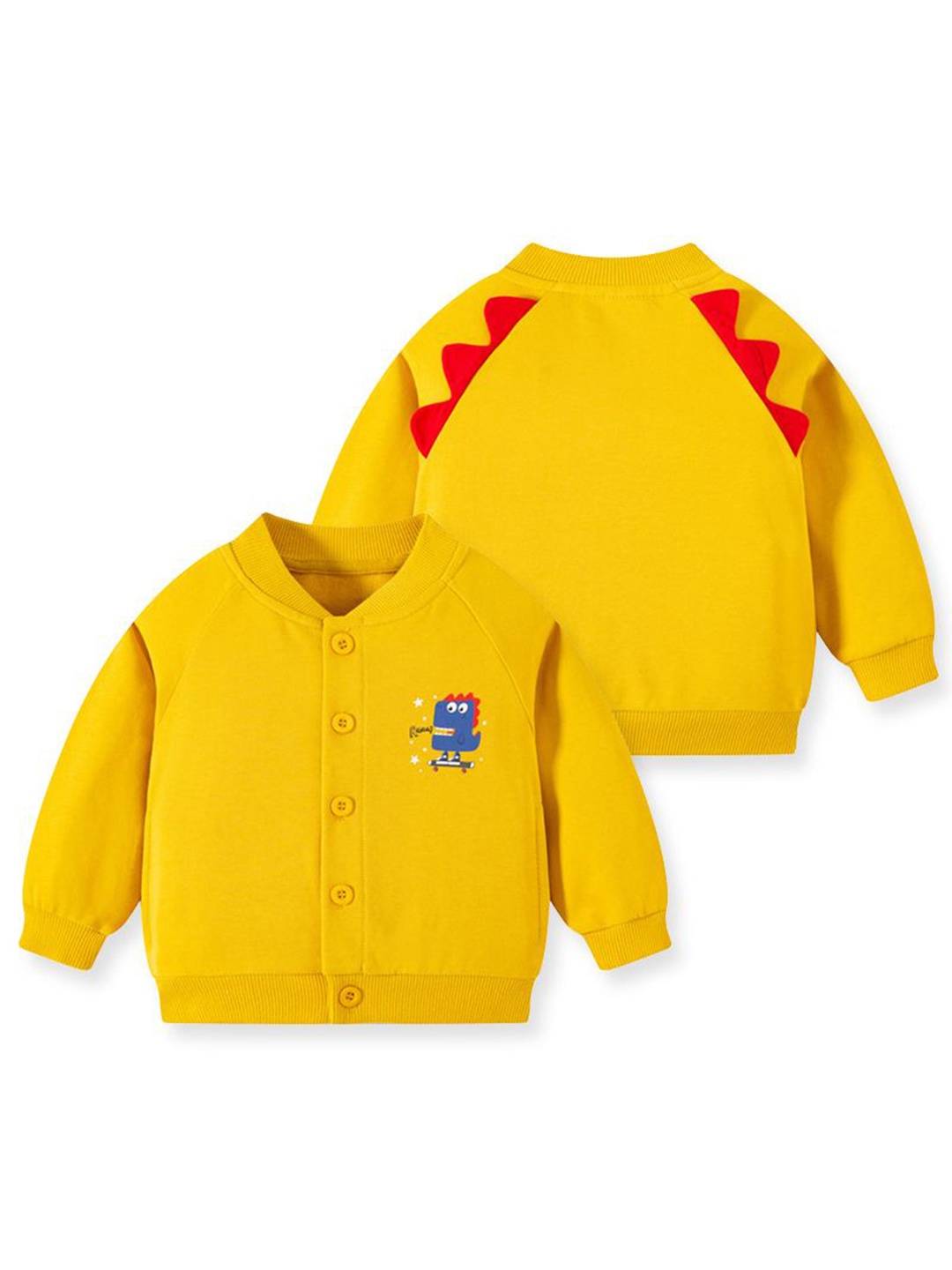 

StyleCast Unisex Kids Printed Cardigan, Yellow