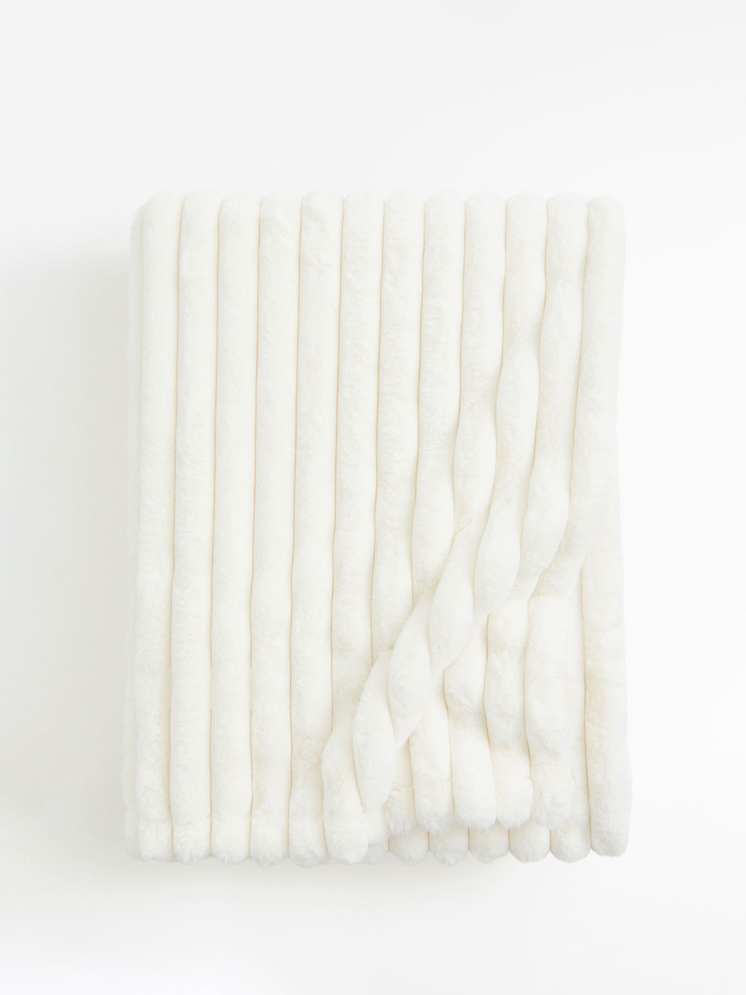 

H&M Ribbed Bedspread, White