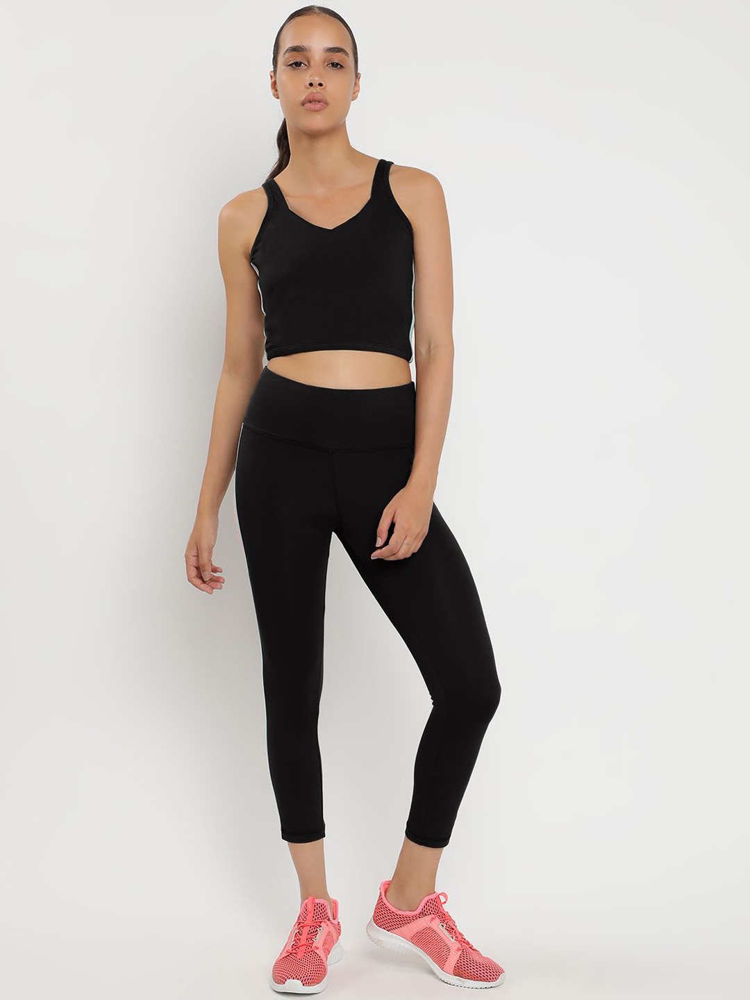 

Wearjukebox Tank Top With Tights, Black