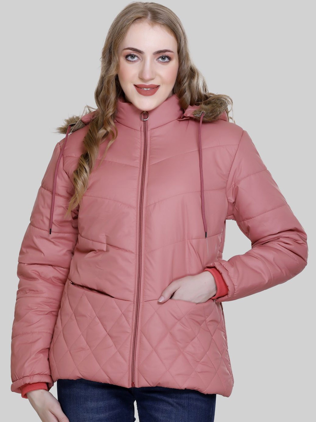 

BARSTOW Women Lightweight Longline Puffer Jacket, Pink