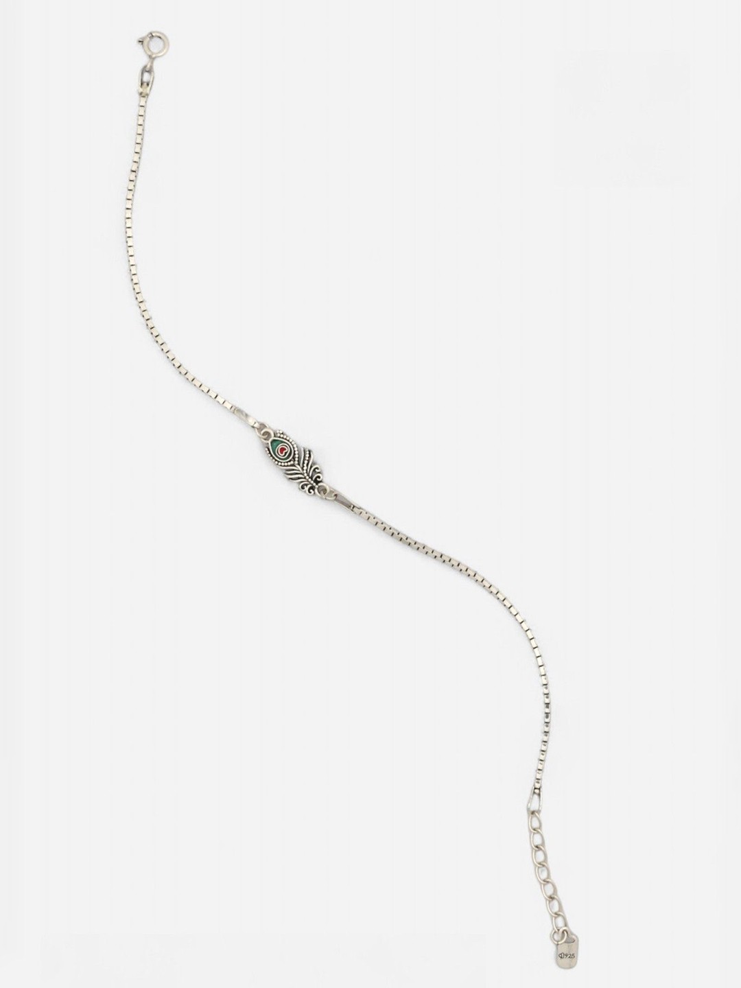 

Trisu 925 Sterling Rhodium Plated Harmony Rakhi, White