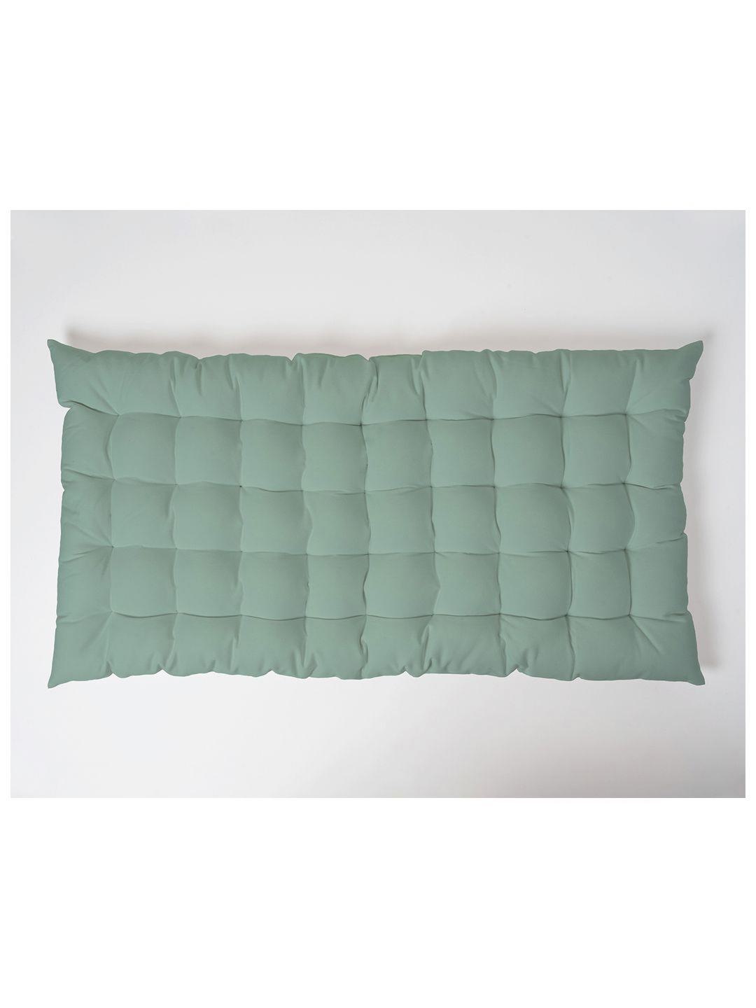 

SKANDA FAB Sea Green Pure Cotton Rectangle Floor Cushions