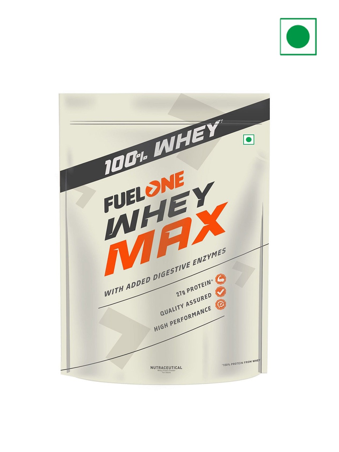 

FUEL ONE Whey Max Protein - 1Kg - Vanilla Flavour, White