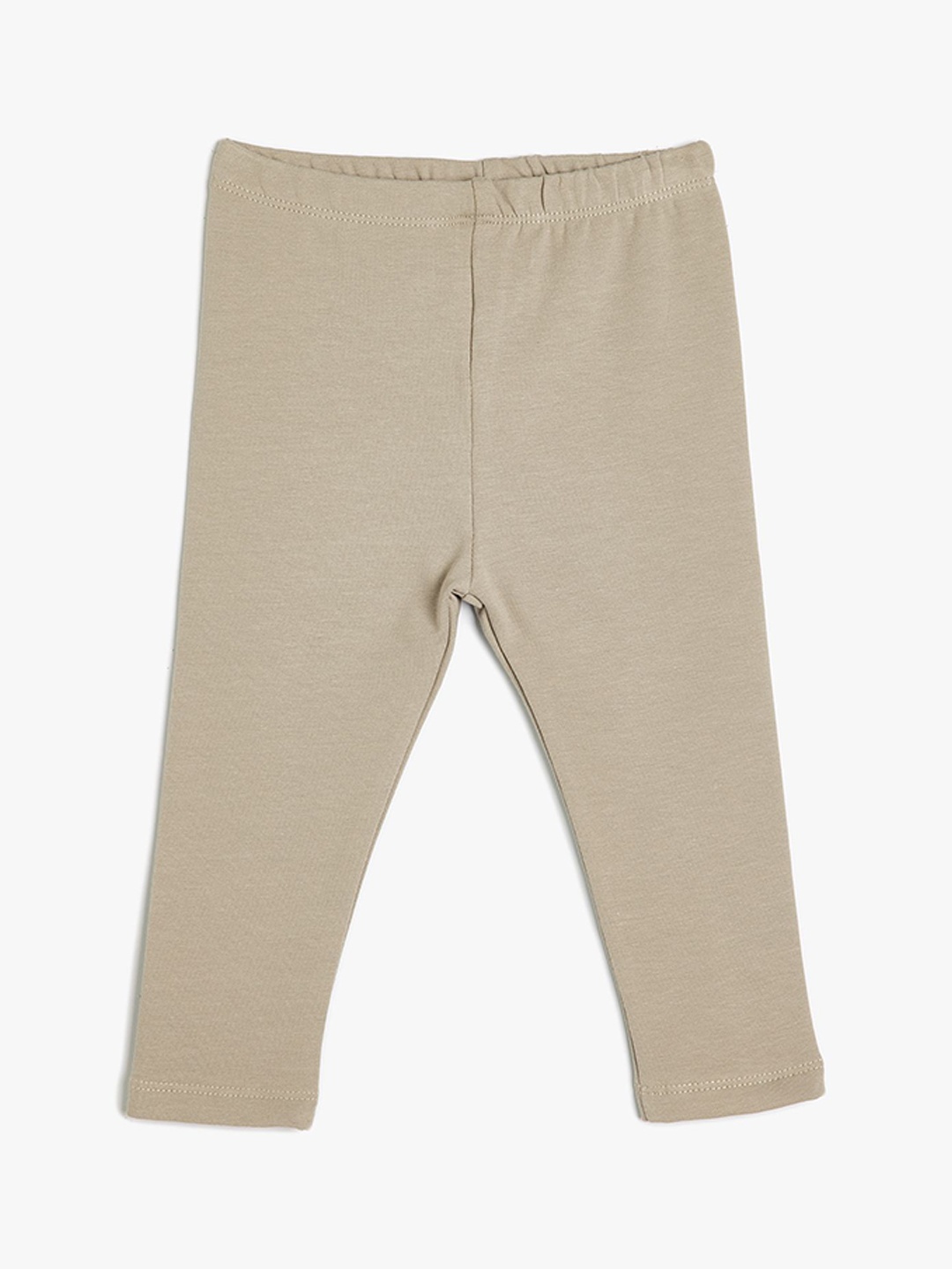 

Koton Solid Girls Knitted Ankle-Length Leggings, Grey