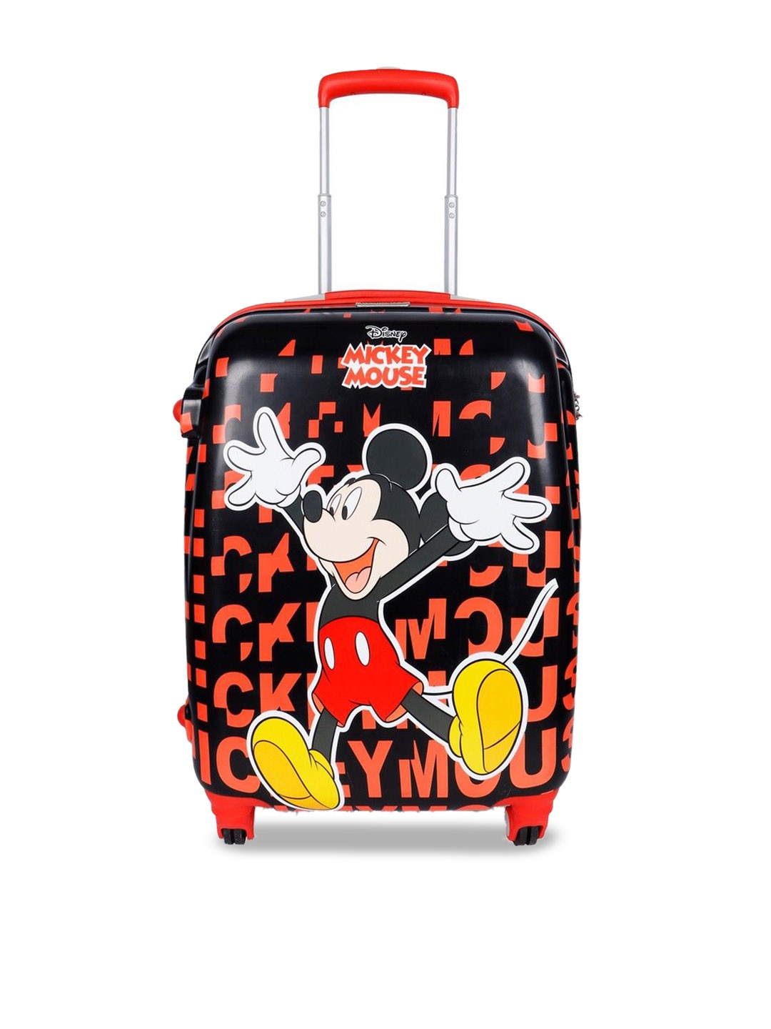 

Priority Mickey Mouse Printed Hard-Sided Suitcase, Red
